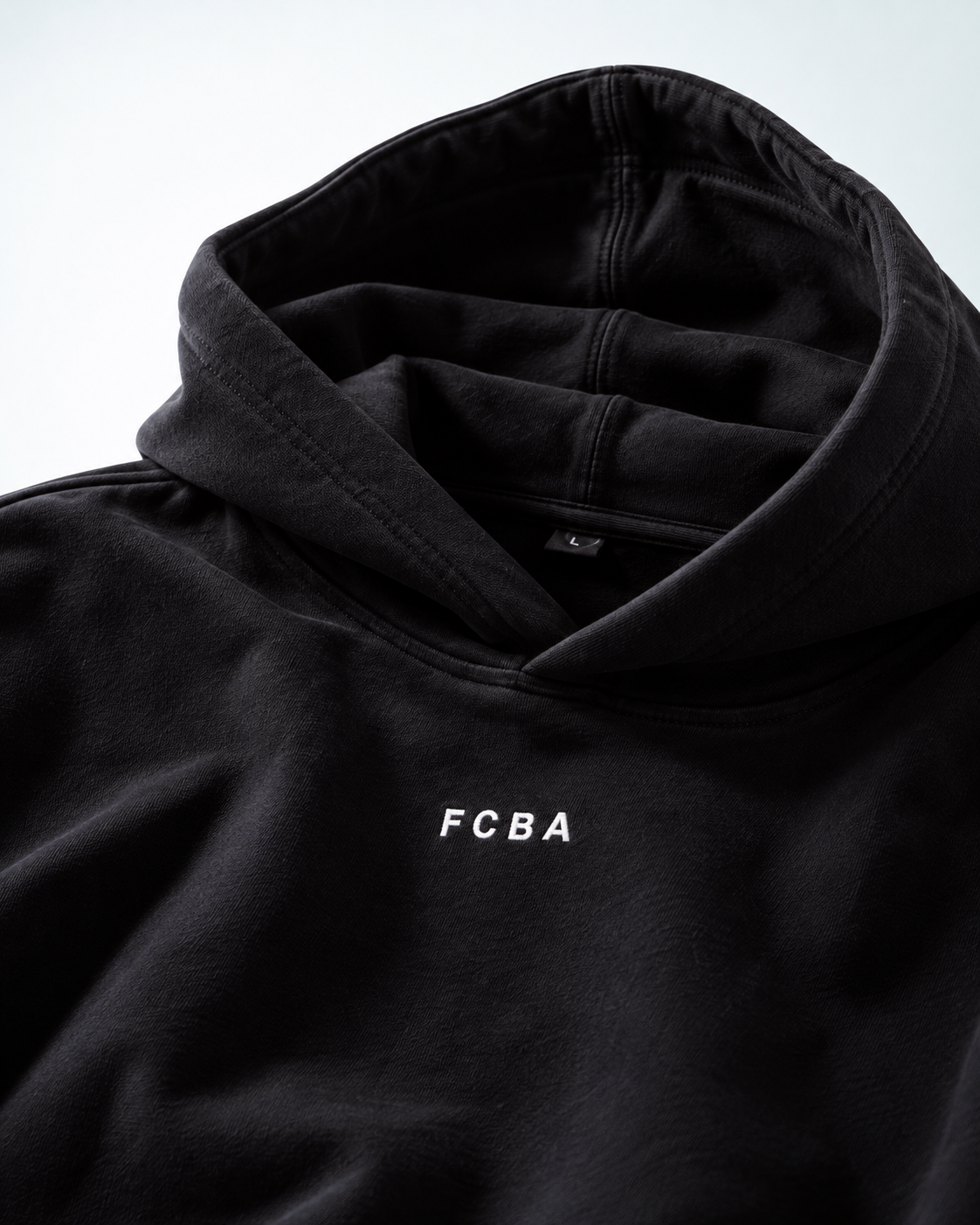 Sweat à capuche noir FCBA